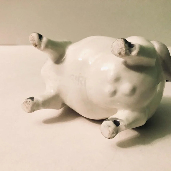 Vintage Otagiri Cow Creamer Black and White 5.5 Inch Long - Picture 14 of 16